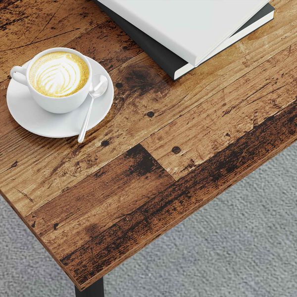 vidaXL Kafijas galdiņ&scaron; Vecs koks 100 x 50 x 45 cm Inženierijas koks