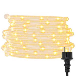 vidaXL lampiņu virtene ar 240 LED, silti balta, 10 m, PVC