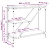 vidaXL Konsoles galds Melns ozolkoks 88,5 x 30 x 75 cm