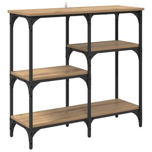 vidaXL Konsoles galds Artisānā ozols 80 x 29 x 75 cm Inženierijas koks