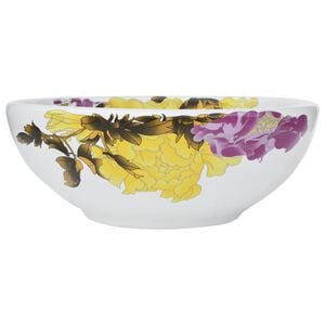 vidaXL izlietne, liekama uz virsmas, daudzkrāsains, apaļa, &Phi;41x14 cm