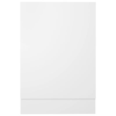 vidaXL trauku mazgājamās mašīnas panelis, balts, 45x3x67 cm
