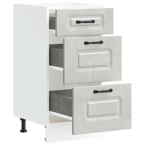 vidaXL virtuves apak&scaron;ējai skapītis, Kalmar, betona pelēks