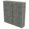 vidaXL gabions ar vāku, cinkots tērauds, 100x20x100 cm