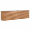 vidaXL Paaugstināta gulta Brūna 320 x 80 x 81 cm Tērauds