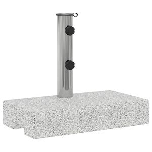 vidaXL saulessarga pamatne, taisnstūra forma, 25 kg, granīts