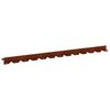 vidaXL Zāliena Apmale 50 pcs 102 x 4 x 4 cm Tērauds Rūsa