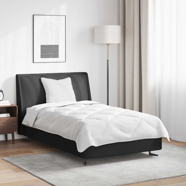 vidaXL Sega ar spilvenu 2 pcs Balts Mikro&scaron;ķiedra