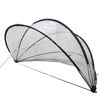 vidaXL Baseina kupols 336 x 322 x 160 cm PVC Caurspīdīgs