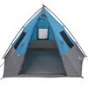 vidaXL Tipi telts ar jumtu Zila 383 x 338 x 217 cm tafta