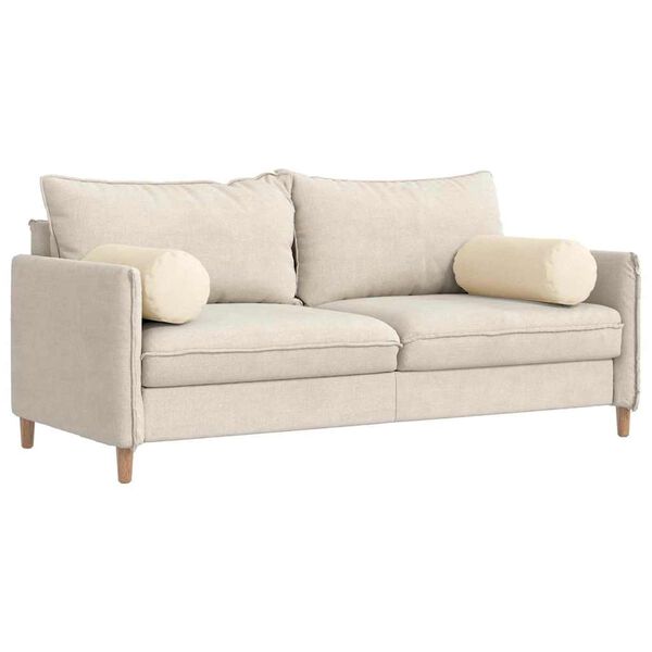 vidaXL Spilveni 2 pcs Krēmkrāsa &Oslash; 25 x 70 cm Korduroja audums