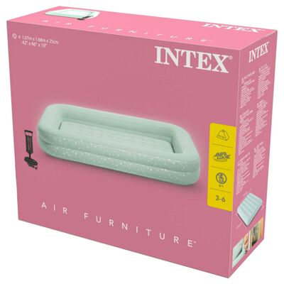 Intex piepūšamā gulta Kidz Travel Bed Set, 107x168x25 cm, 66810NP