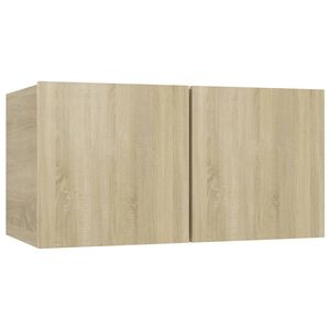 vidaXL piekarams TV skapītis, ozolkoka krāsa, 60x30x30 cm