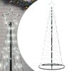 vidaXL LED Ziemassvētku eglīte 200 LED Auksti Balts 180 cm