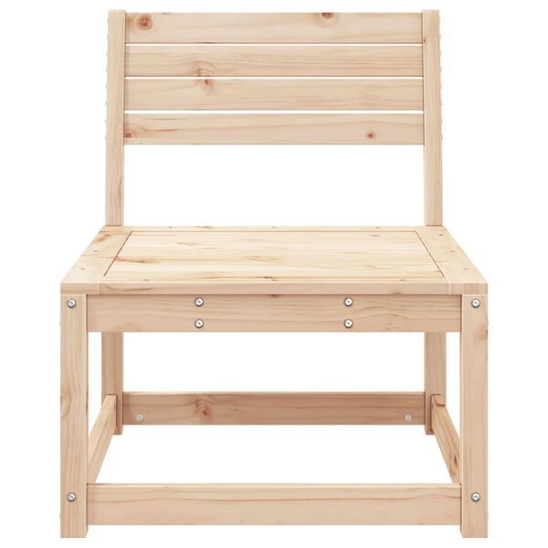 vidaXL dārza dīvāns, priedes masīvkoks