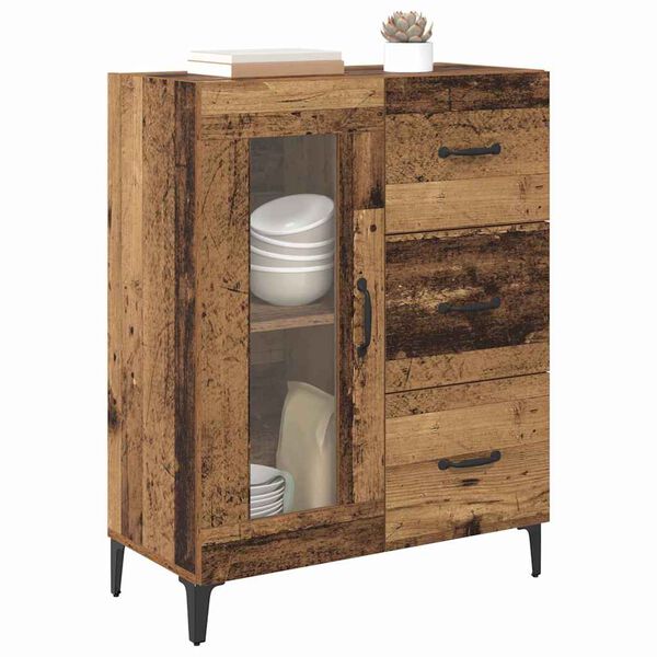 vidaXL Puse Vecs koks 69,5 x 34 x 90 cm Inženierija koks un dzelzs