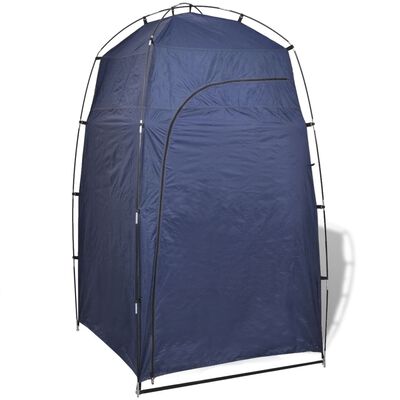 vidaXL dušas/tualetes/ģerbtuves telts, zila