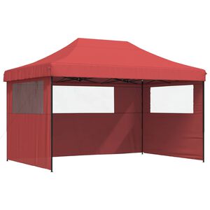 vidaXL Balles telts 292 x 440 x 315 cm Burgundija Oksforda audums