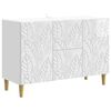 vidaXL Puse Spīdīgi balts 89 x 34,5 x 60 cm Inženierijas koks
