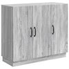 vidaXL Puse Pelēks Sonoma ozols 89 x 34,5 x 77 cm Inženierijas koks