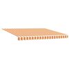 vidaXL Izvelkams jumtiņš dzeltena un oranža 400 ×300 cm audums