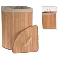Bathroom Solutions stūra veļas grozs, bambuss