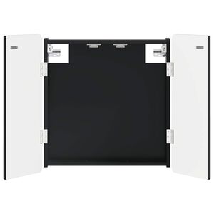 vidaXL Dartboard skapis ZWOLLE Melns 52,5 x 10,5 x 57,5 cm
