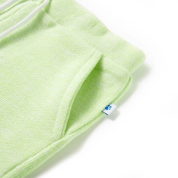 Bērnu &scaron;orti ar savelkamu aukliņu, neona dzelteni, 116