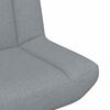 vidaXL Grozāmkrēsls Gai&scaron;i pelēks 63 x 75 x 76 cm audums
