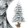 vidaXL Mini Ziemassvētku eglīte, apsnigusi 45 cm PVC un PE