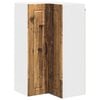 vidaXL Sienas stūra skapis PORTO Vecs koks 57 x 57 x 100 cm