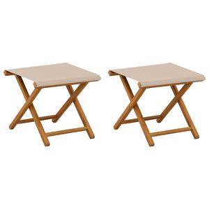 vidaXL Dīvāngalvs 2 pcs Cieta eikalipta koksne Bē&scaron;a