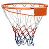 vidaXL basketbola grozs, oranžs, 39 cm, tērauds