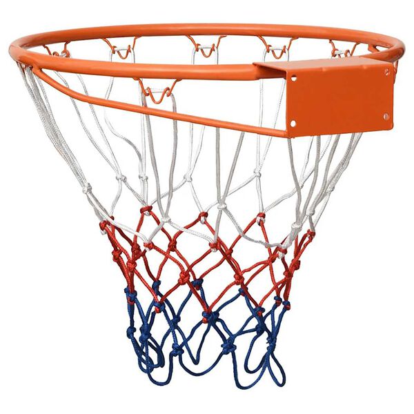 vidaXL basketbola grozs, oranžs, 39 cm, tērauds
