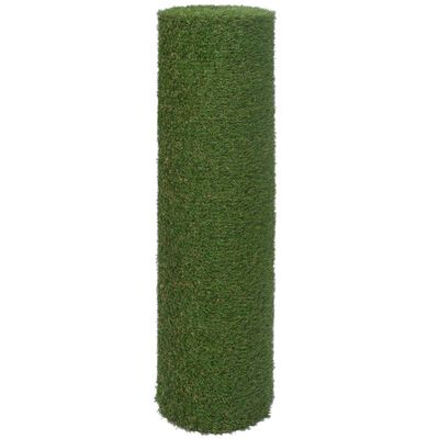 vidaXL mākslīgais zālājs, 1x10 m/20 mm, zaļš