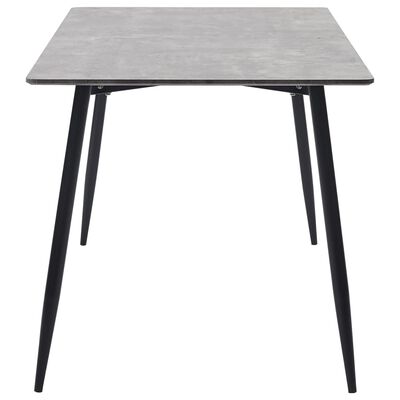 vidaXL virtuves galds, pelēks, 140x70x75 cm, MDF