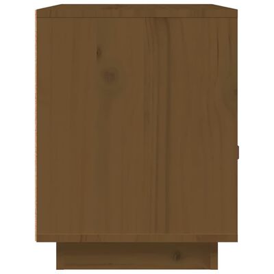 vidaXL naktsskapīši, 2 gab., brūni, 40x34x45 cm, priedes masīvkoks