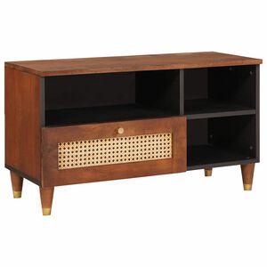 vidaXL Televizora skapī&scaron;a Brūna 80 x 33,5 x 46 cm Cieta mango koksne