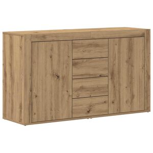 vidaXL Puse Artisānā ozols 120 x 36 x 69 cm Inženierijas koks