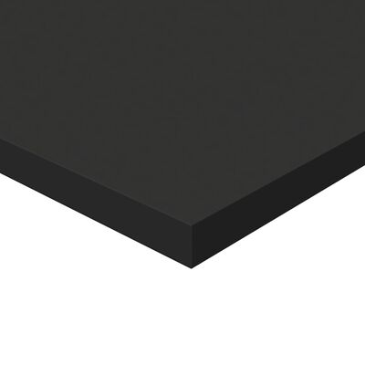 vidaXL plauktu dēļi, 4 gab., melni, 80x30x1,5 cm, skaidu plāksne