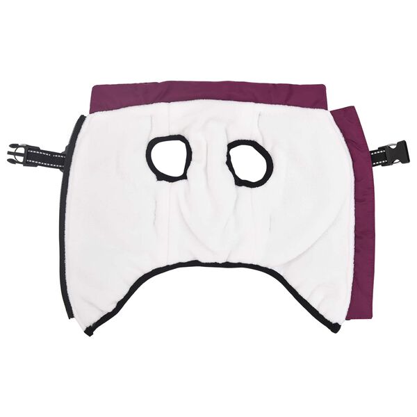 vidaXL Suņu mētelis Violeta L28 Fleece un Poliesters