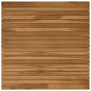 vidaXL Galda virsma 80 x 80 x 3,5 cm Kvadrātveida Ciets tek&scaron;a koks