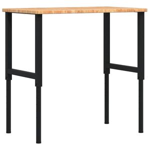 vidaXL darbagalds, 100x60x(71,5-98)cm, ozola masīvkoks, taisnstūra
