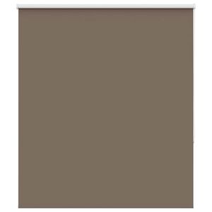 vidaXL rullo žalūzijas, aptum&scaron;ojo&scaron;as, kafijas krāsas, 125x175 cm, audums, platums 121,6 cm, poliesters