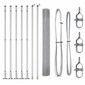 vidaXL Žoga āķis Sudraba