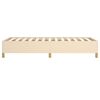 vidaXL gultas rāmis bez matrača krēma 80x200cm auduma