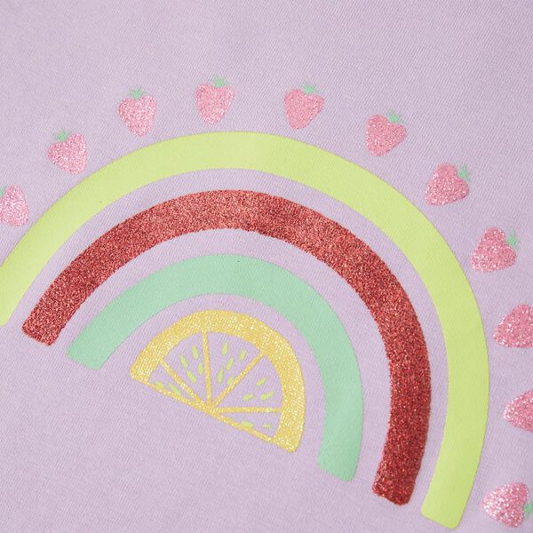 Bērnu T-krekls, ceriņu krāsā, 116