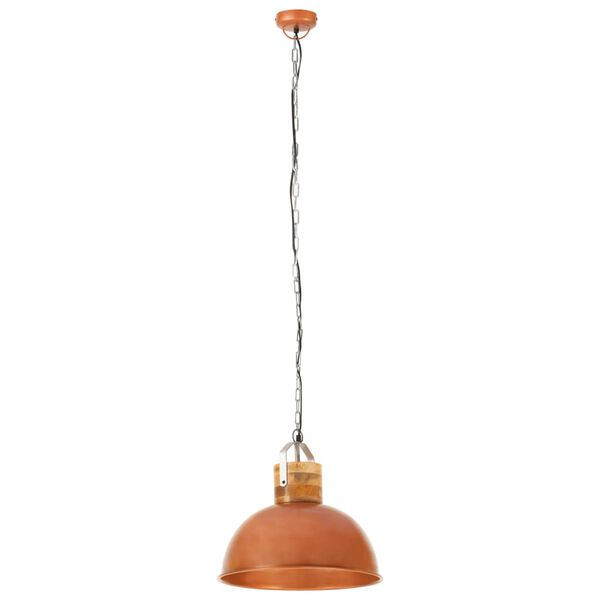vidaXL griestu lampa, industriāls dizains, vara krāsā, 42 cm, E27