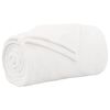 vidaXL Pledu segas 6 pcs Balts 240 x 270 cm Flīss
