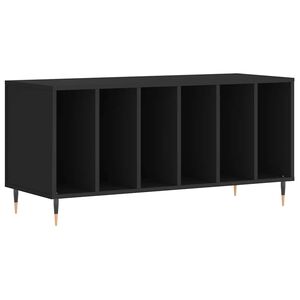 vidaXL skapītis, 100x38x48 cm, inženierijas koks, melns
